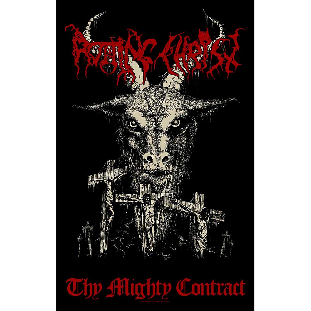 ROTTING CHRIST TEXTILE POSTER - THY MIGHTY CONTRACT