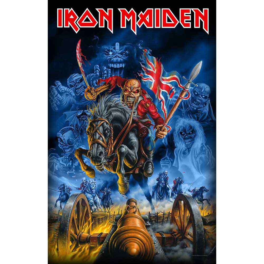 IRON MAIDEN TEXTILE POSTER - ENGLAND
