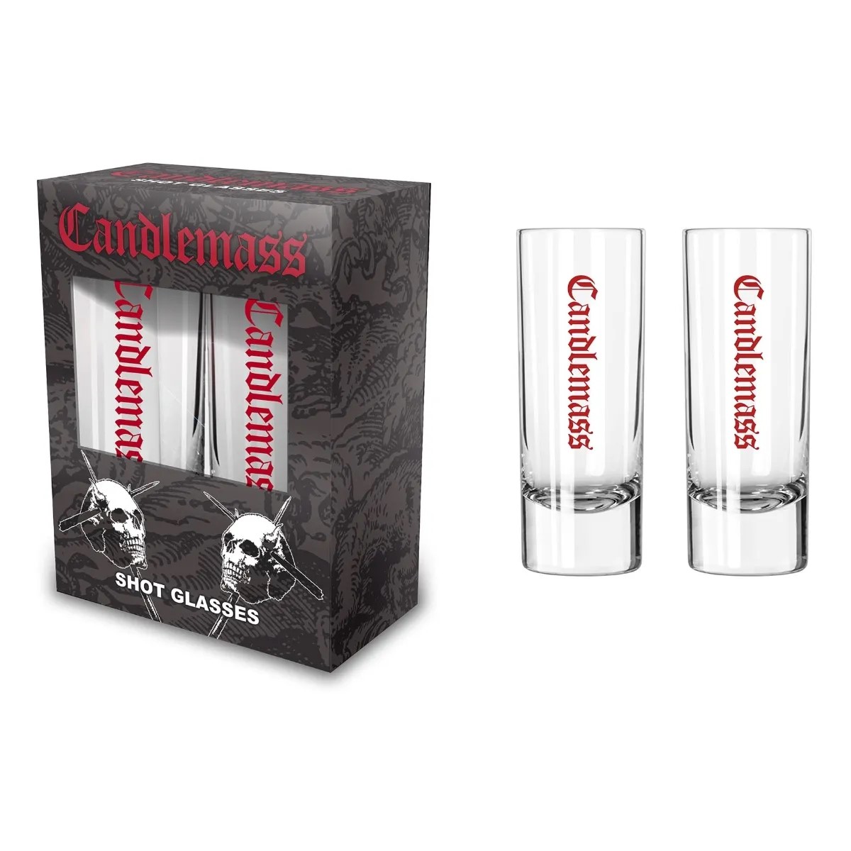 CANDLEMASS SHOT GLASS - LOGO (2-PACK)
