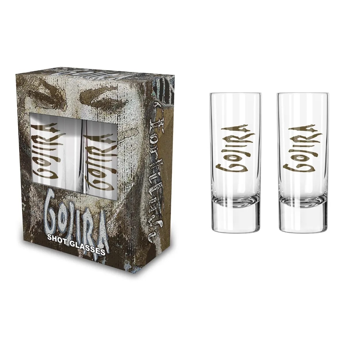GOJIRA  SHOT GLASS - FORTITUDE (2-PACK)