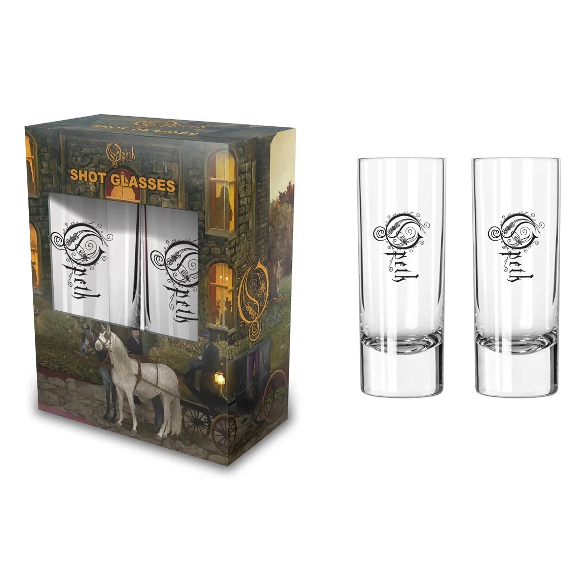 OPETH SHOT GLASS - IN CAUDE VENENUM (2-PACK)