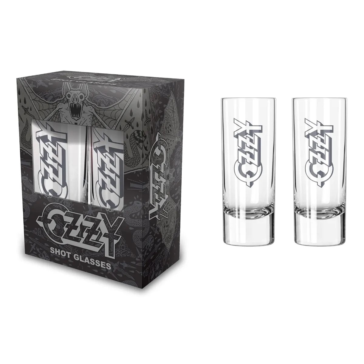 OZZY OSBOURNE SHOT GLASS - ORDINARY MAN (2-PACK)