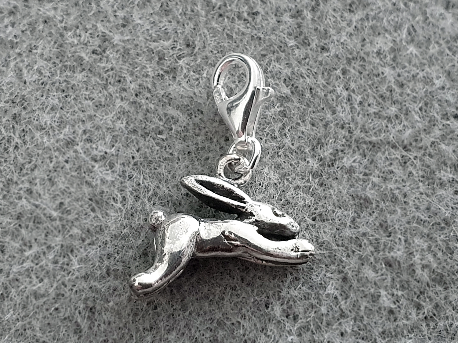 Charm rabbit pendant 925-silver