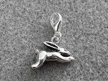 Berlock kanin hänge 925-silver 