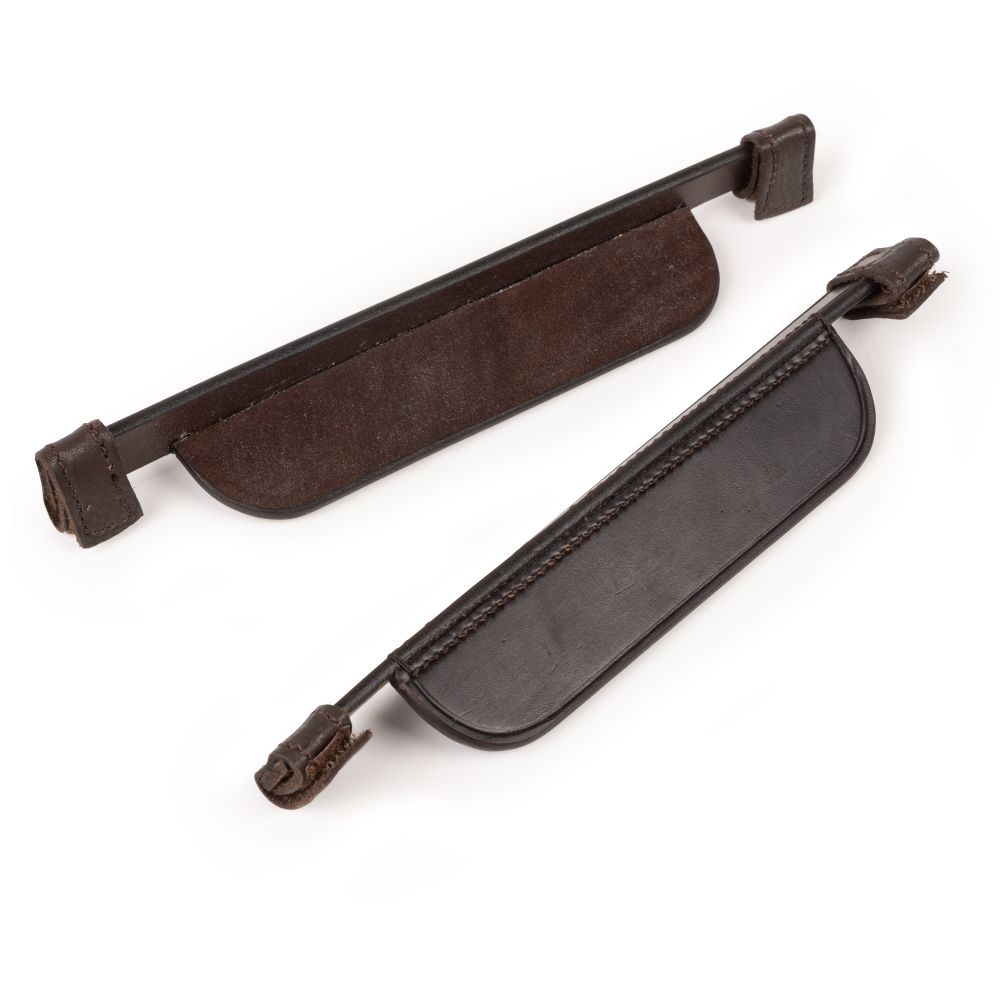 Velociti GARA Blinkers in Leather - Havana