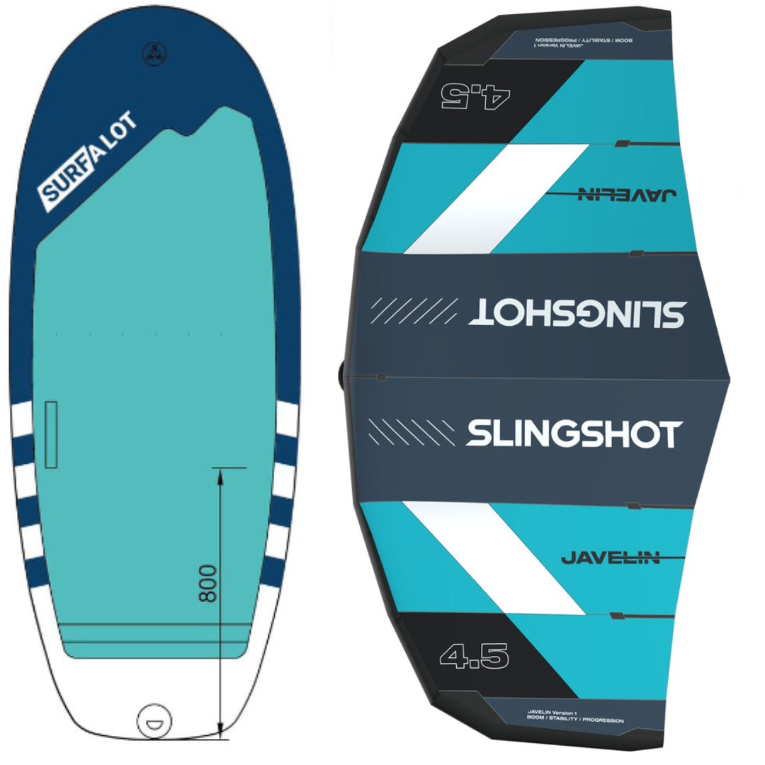 Surf a Lot Wingboard with Slingshot Javelin wing
