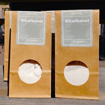 Bikarbonat, påse