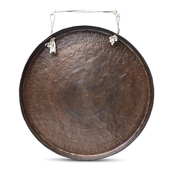 Nepalesisk gonggong Chenrezig graverad 60 cm