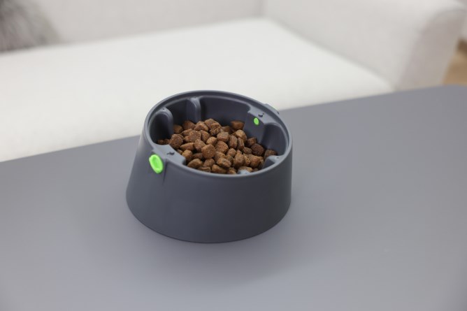 Kerbl 3-in-1 Multi Feeder Food Bowl - Anthracite / Green