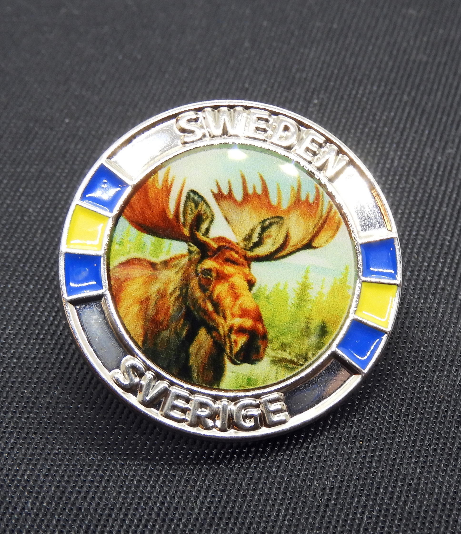 Pin Sweden/Sverige Älg Huvud