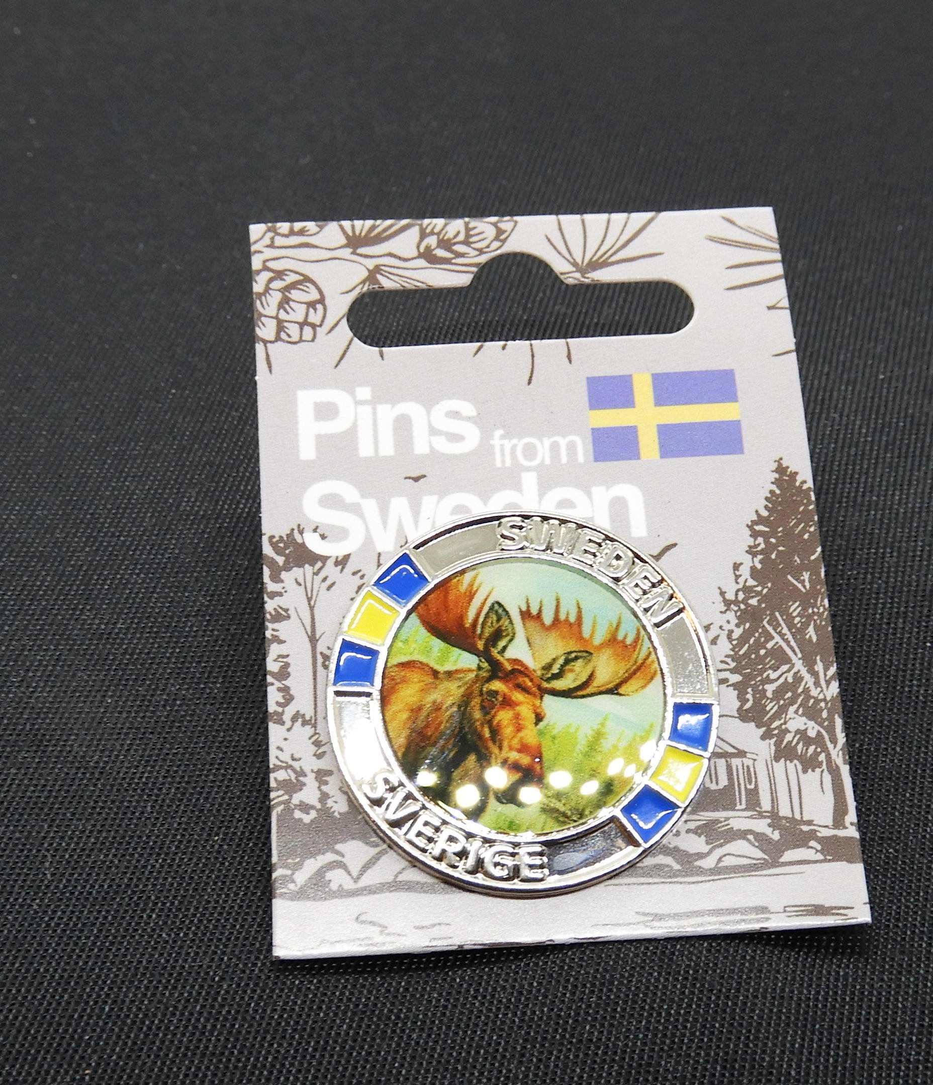 Pin Sweden/Sverige Älg Huvud - 3
