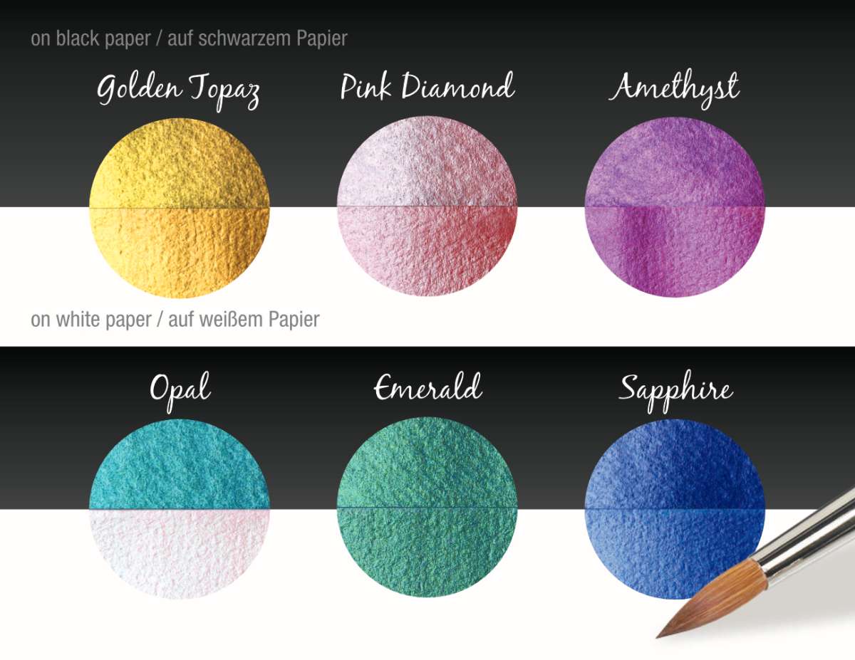 Coliro Pearl Color Set 6 färger "Bling" - 2