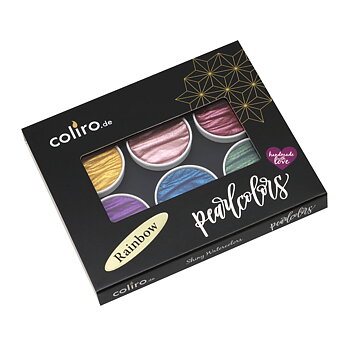 Coliro Pearl Color Set 6 färger "Rainbow"