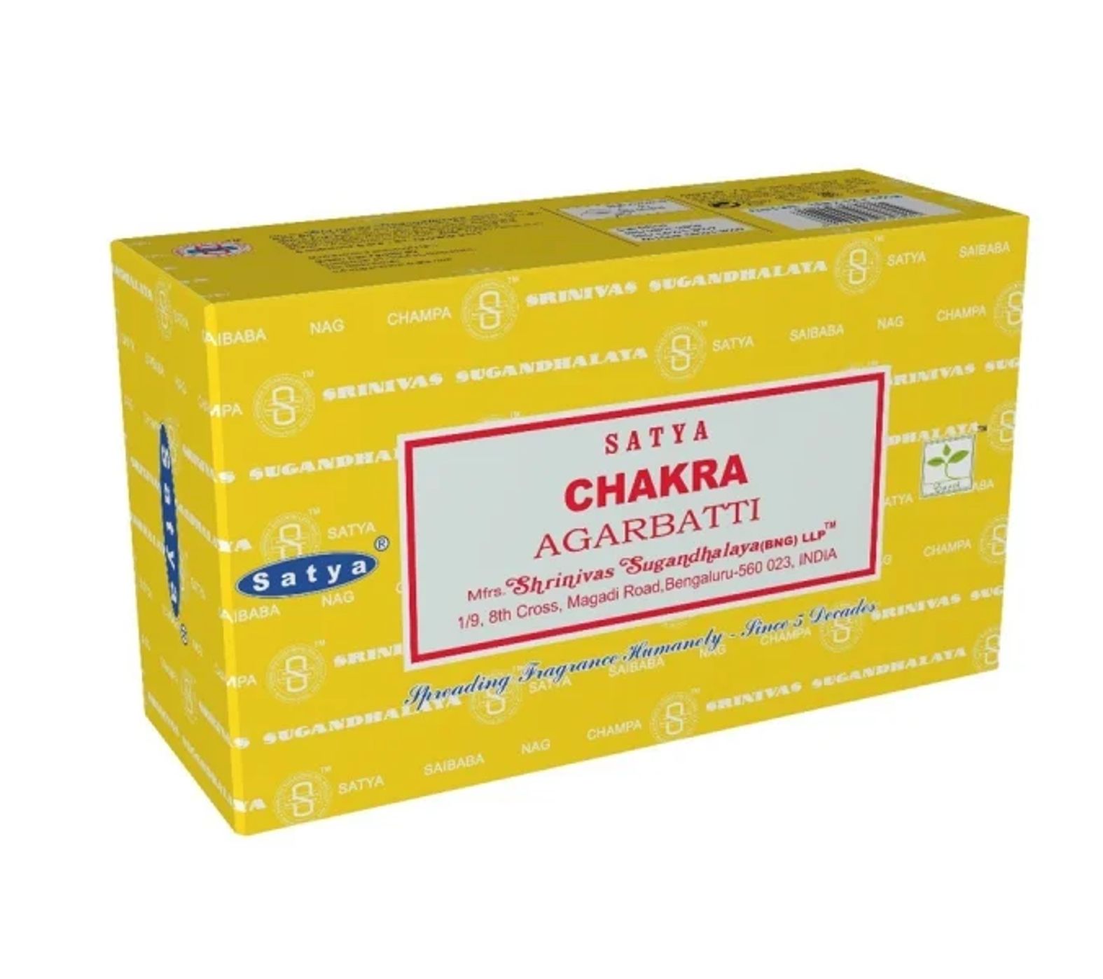  Satya Rökelse - Chakra  -  12st paket