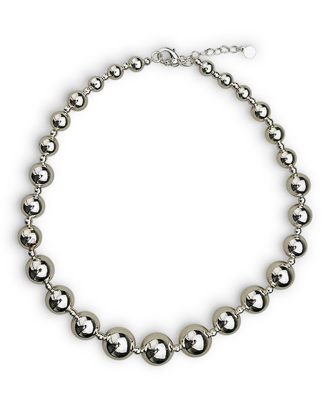Halsband Bead med silverpärlor - 2