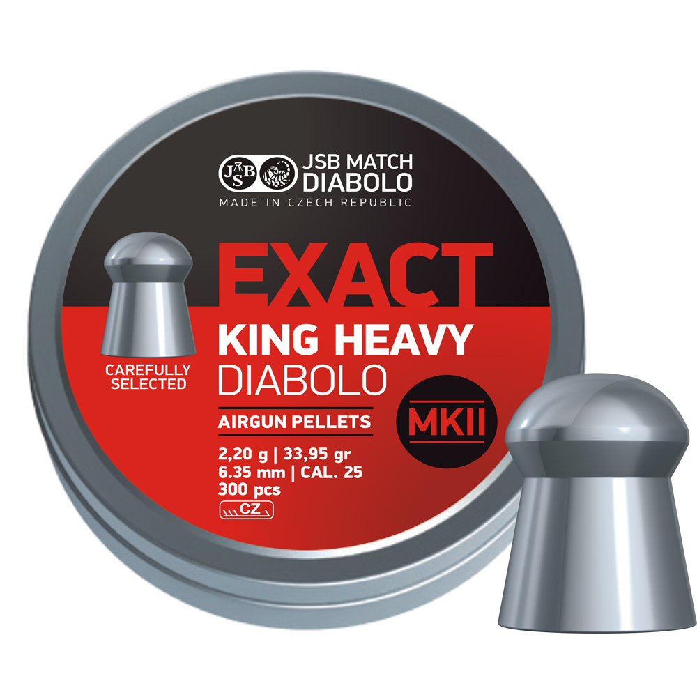 JSB Exact King Heavy MKII, 6,35mm - 2,200g