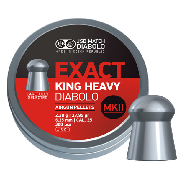  JSB Exact King Heavy MKII, 6,35mm - 2,200g