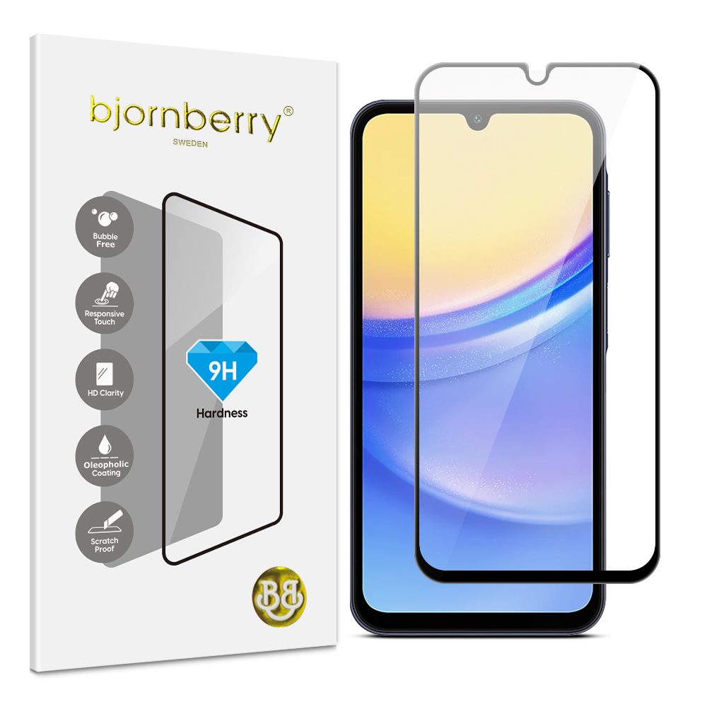 Bjornberry Samsung Galaxy A15 5G - Tempered Glas Screen Protector