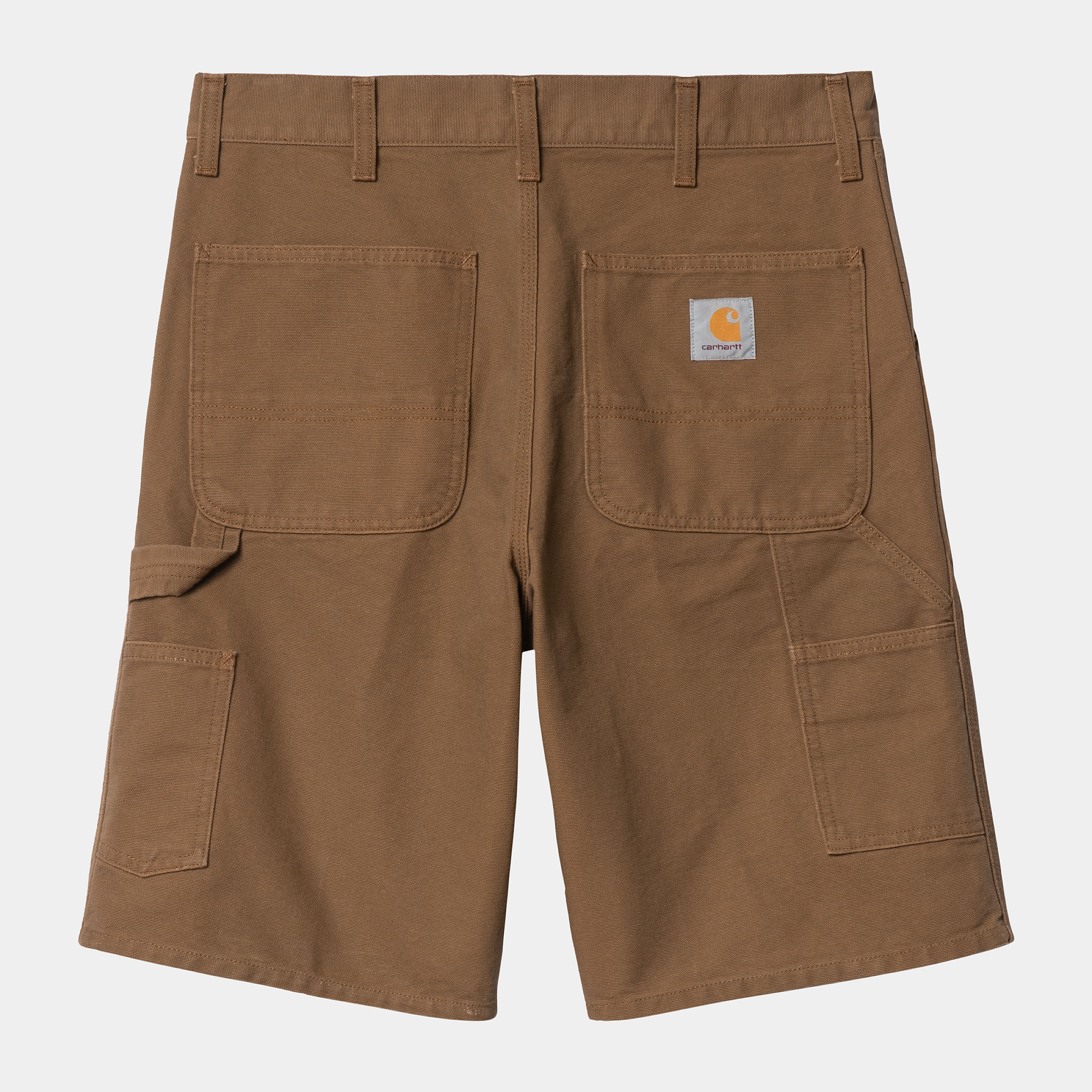 Carhartt WIP Single Knee Shorts Hamilton Brown Rinsed - 5
