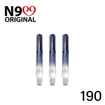 L-Style Shaft N9 Straight Gradient Clear Cool Svarta 190