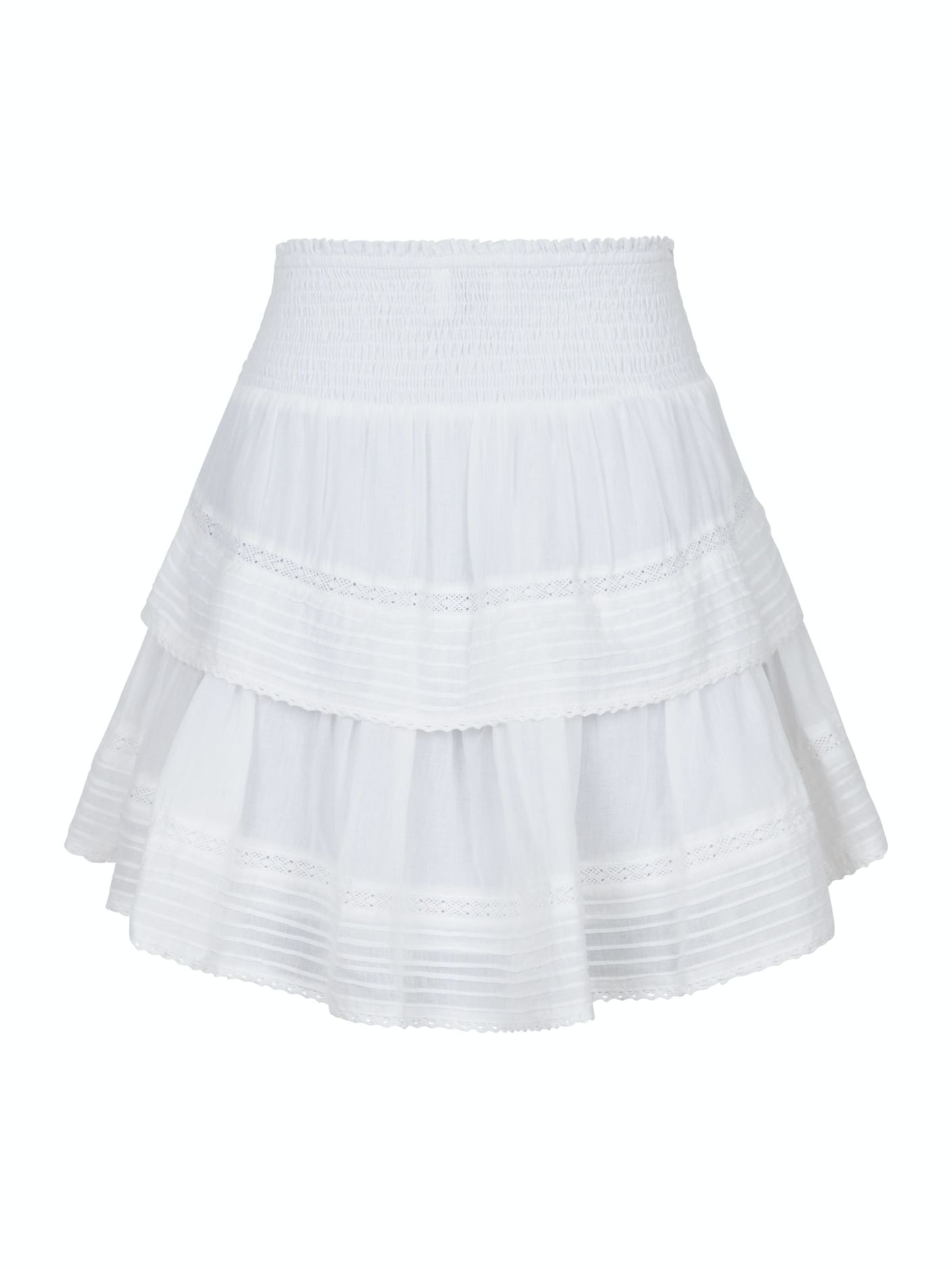 Kenia S Voile Skirt White - 2
