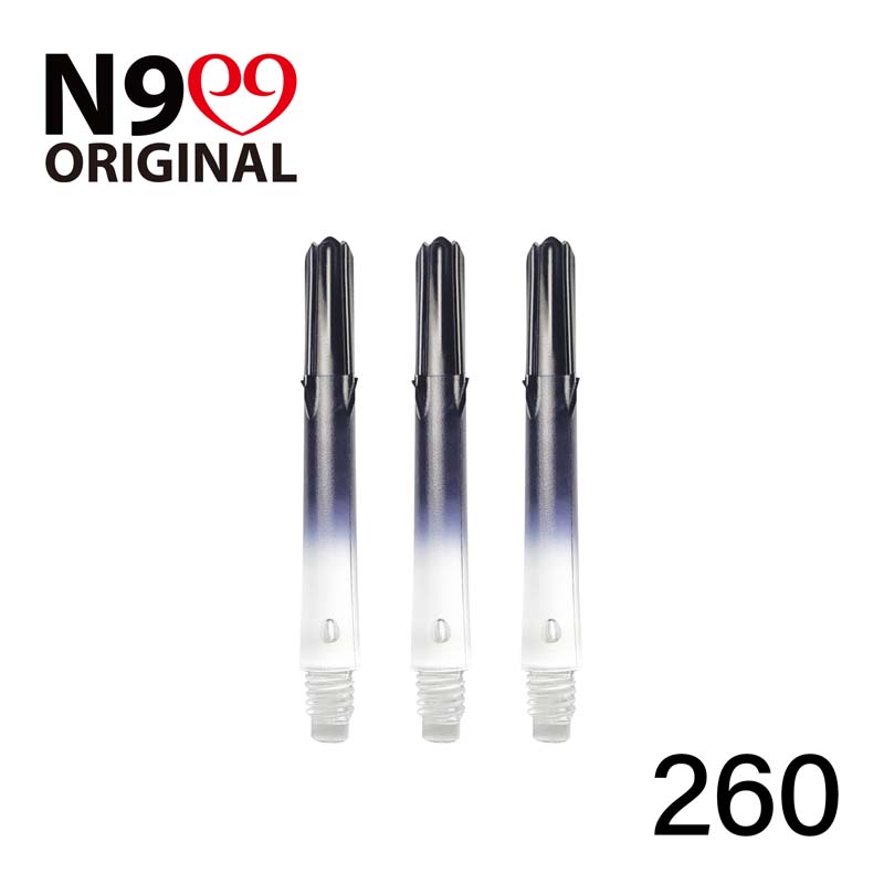 L-Style Shaft N9 Straight Gradient Clear Cool Svarta 260