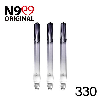 L-Style Shaft N9 Straight Gradient Clear Cool Svarta 330