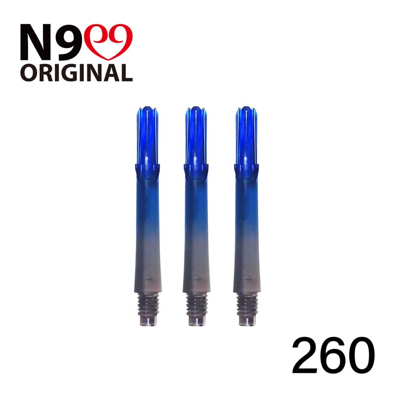 L-Style Shaft N9 Straight Gradient Clear Black & Blue 260