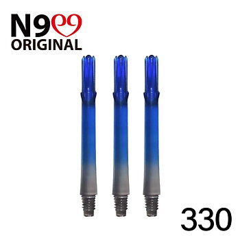 L-Style Shaft N9 Straight Gradient Clear Svarta & Blå 330