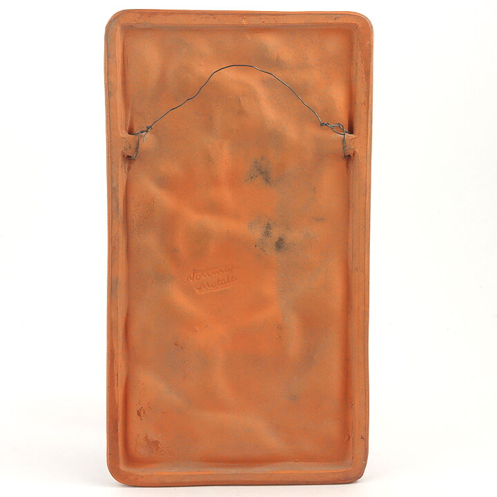 Berth Norrman (1960s) Rectangular Wall Plaque with Birds Motif 26 cm