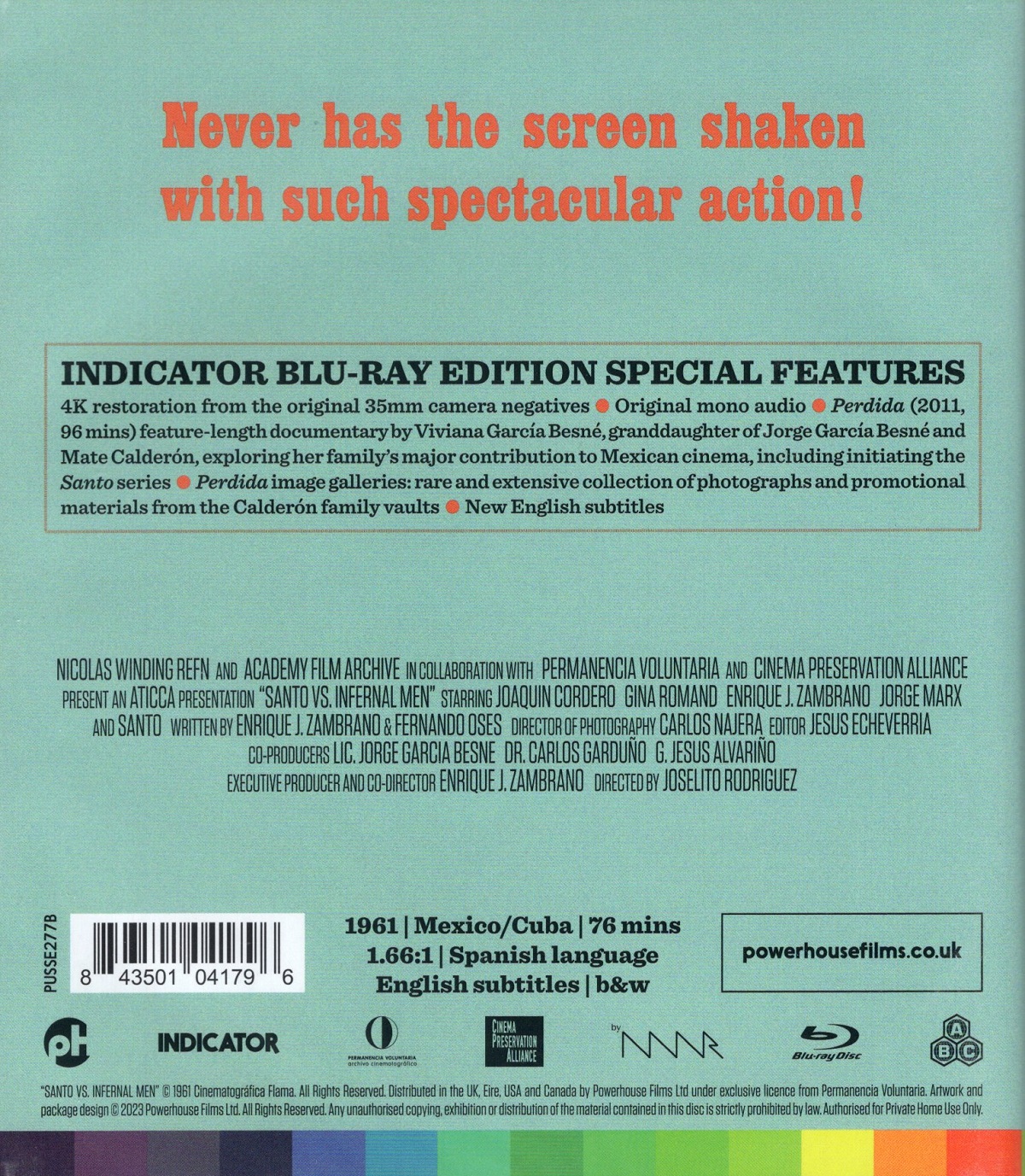 Santo vs. Infernal Men (ej svensk text) (Blu-ray) - 2