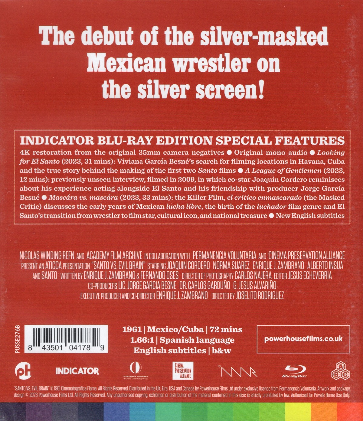 Santo vs. Evil Brain (ej svensk text) (Blu-ray) - 2