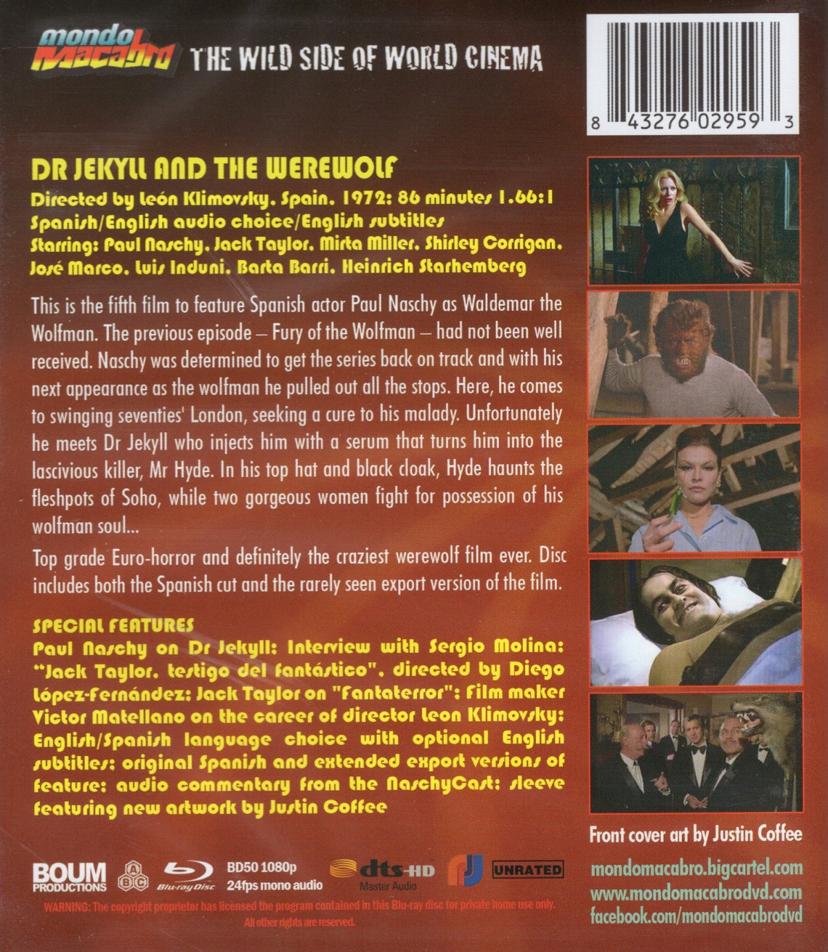 Dr. Jekyll And the Werewolf (ej svensk text) (Blu-ray) - 2