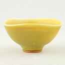 Berndt Friberg (1976) Unique Yellow Haresfur Bowl 4,5 cm
