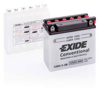 Exide 12N5,5-3B 12V 5,5Ah 45A