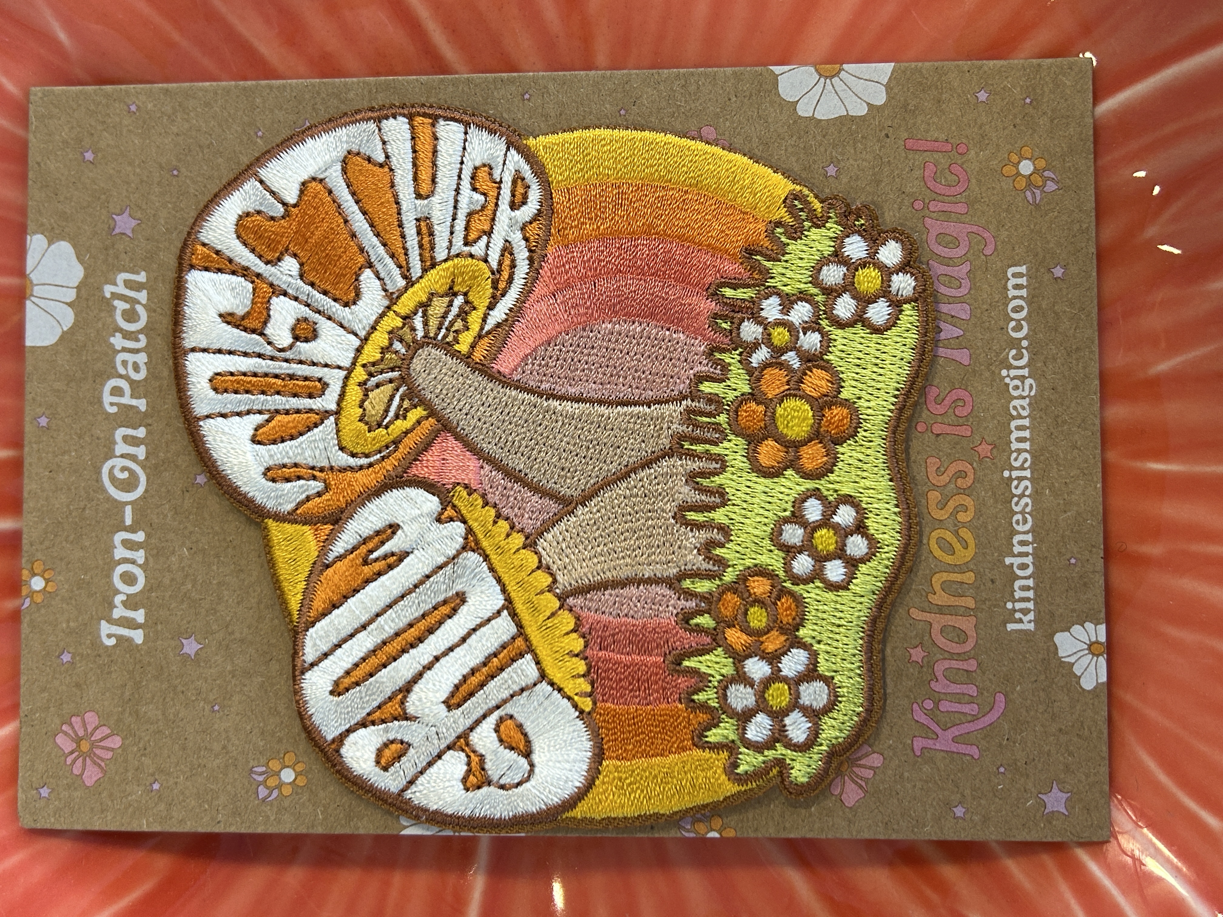Tygmärke "Grow together"