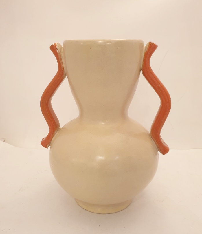 Upsala Ekeby Anna-Lisa Thomson vas gul orange
