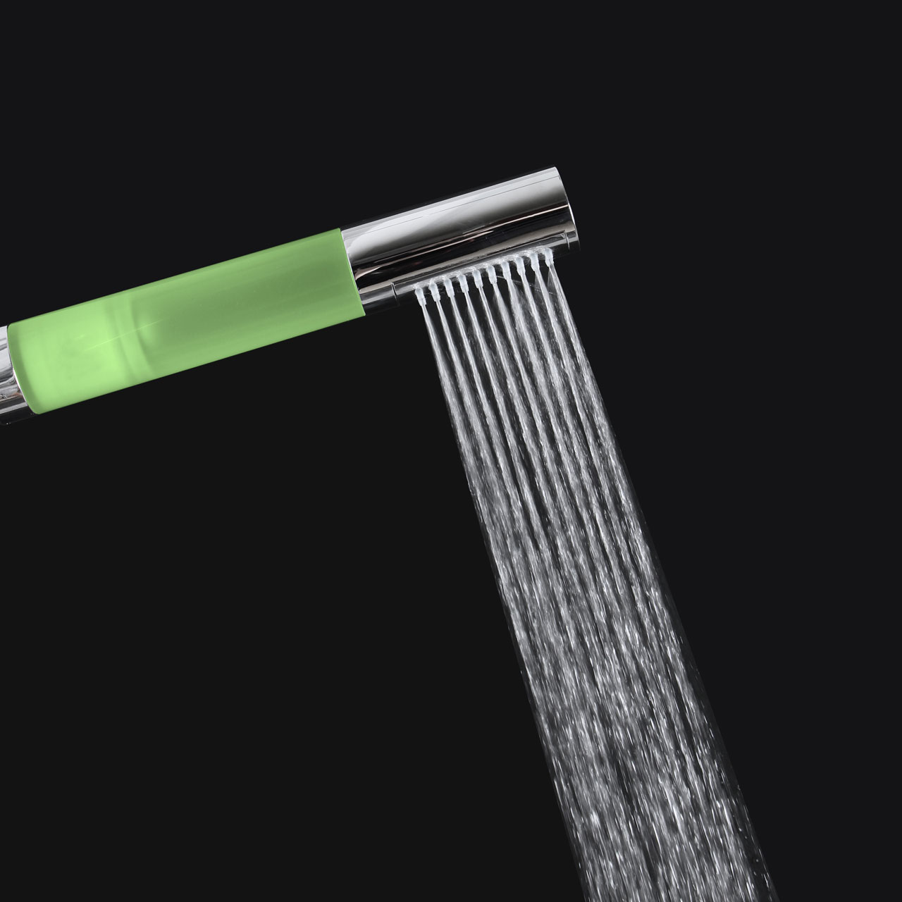 Round LED Shower Head - Chrome - 3