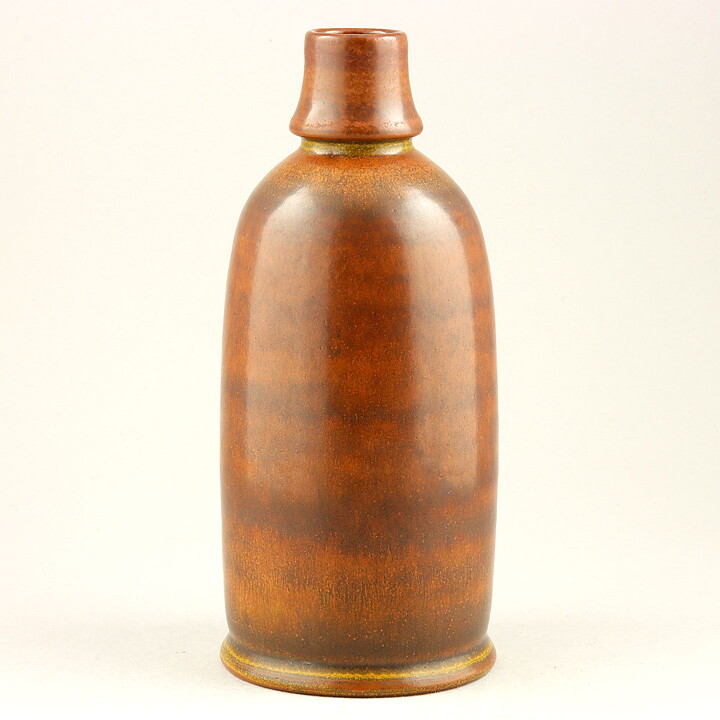 Triller Tobo (1950s) Unique Brown Vase 21 cm
