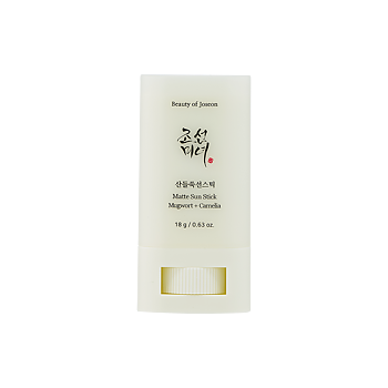 TILBUD KORT UTLØPSDATO BEAUTY OF JOSEON - MATTE SUN STICK MUGWORT+CAMELIA SPF 50+ PA++++ 18G