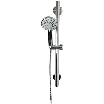 Contemp Grab Shower Set - chrome