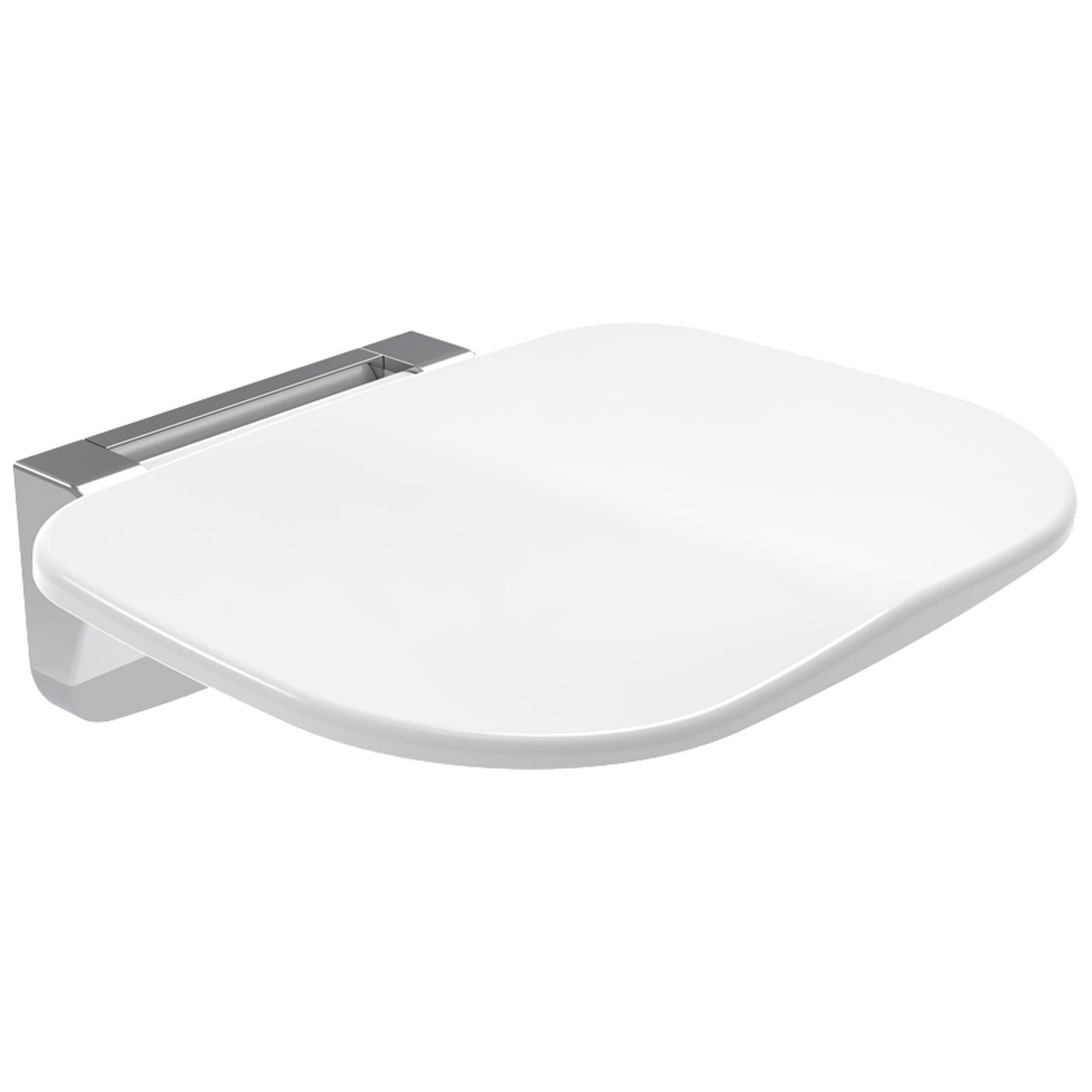 Wall Mounted Shower Seat - white