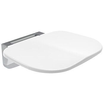 Wall Mounted Shower Seat - white