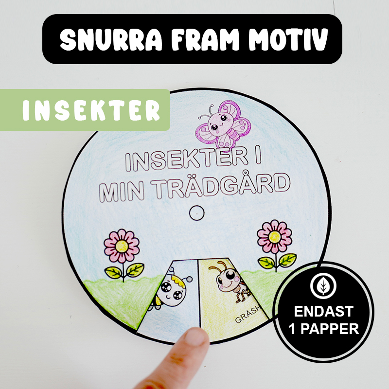 Insektshjulet - snurra fram insekterna