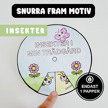 Insektshjulet - snurra fram insekterna