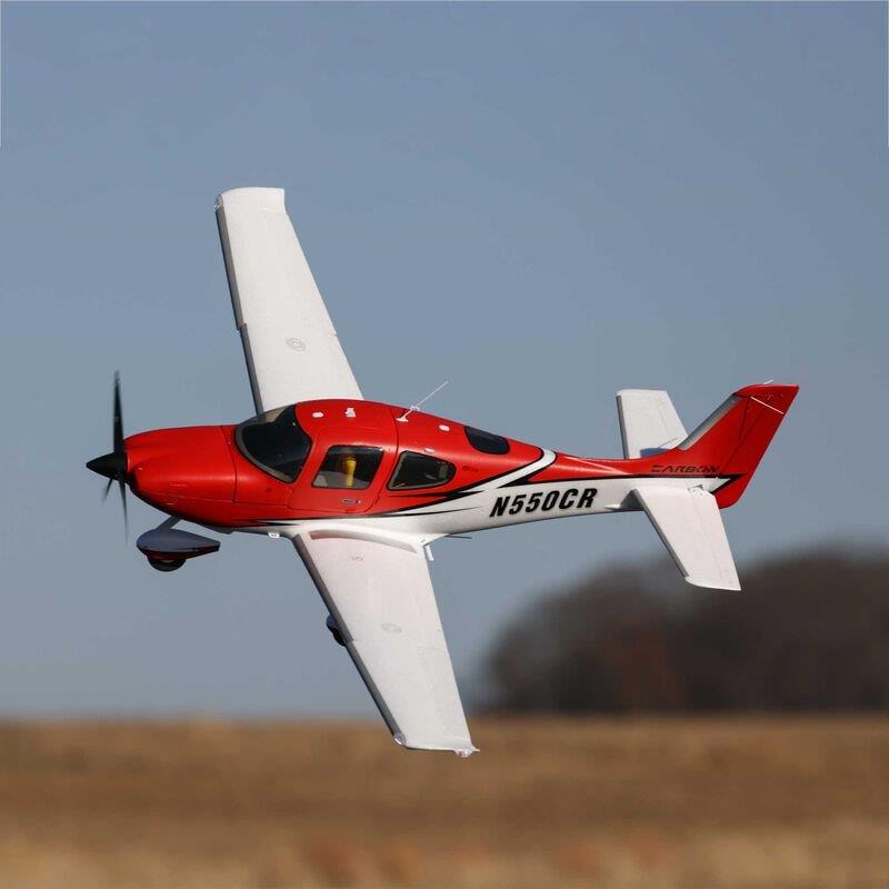 E-flite Cirrus SR22T 1.5m BNF Basic with Smart, AS3X and SAFE Select - 12