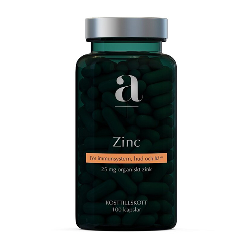 Zink 25mg A+ Plus 100 kapslar