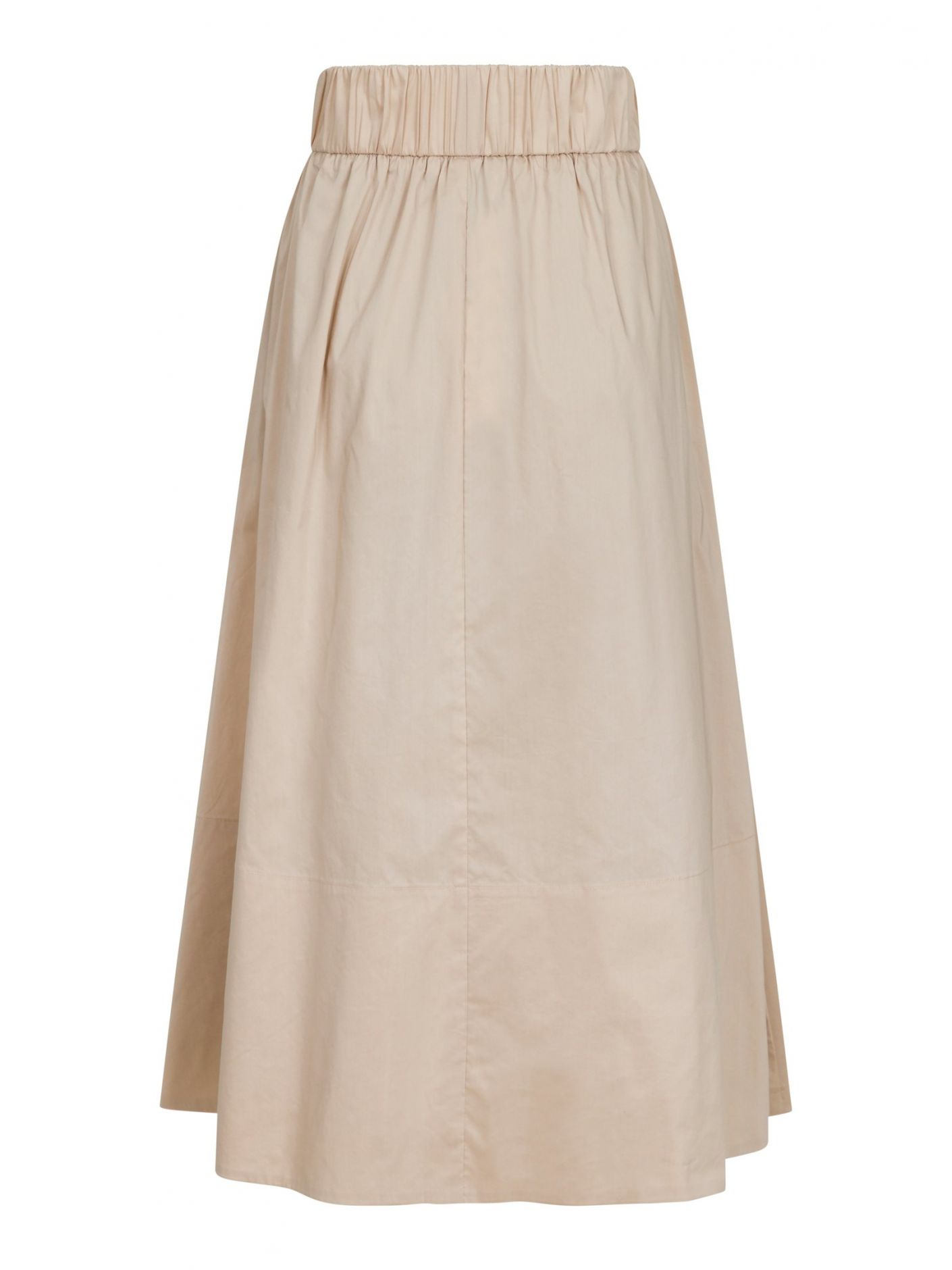 Yara Poplin Skirt Dark Sand - 2