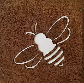 Humla dekorplåt för armeringsnät 14x14cm