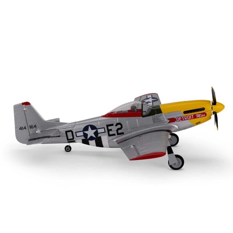 E-flite UMX P-51D Mustang Detroit Miss BNF Basic with AS3X and SAFE Select - 14